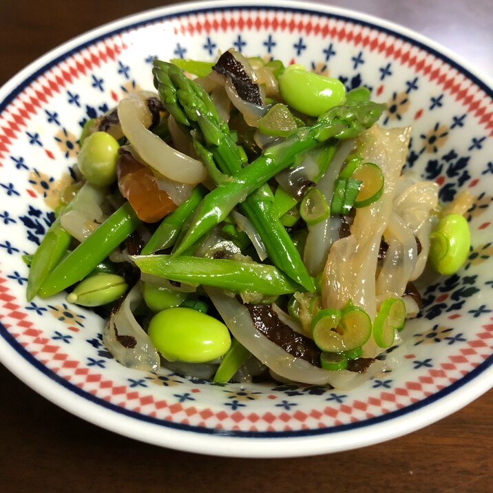 生くらげとアスパラのおつまみ中華サラダ レシピ 作り方 By 西野シオン 楽天レシピ 生くらげとアスパラのおつまみ中華サラダ レシピ 作り方 By 西野シオン 楽天レシピ